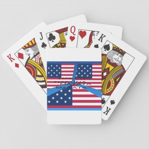 USA HAKUNA  MATATA PLAYING CARDS