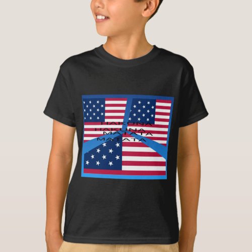 USA HAKUNA  MATATA T_Shirt