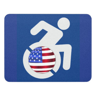 USA Handicapped Door Sign