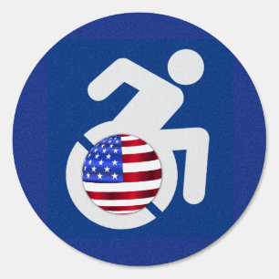 USA Handicapped Sign