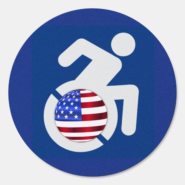 USA Handicapped Sign (Front)