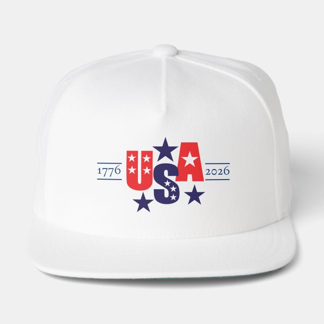 USA Hat America250 Independence Day July 4th (Front)