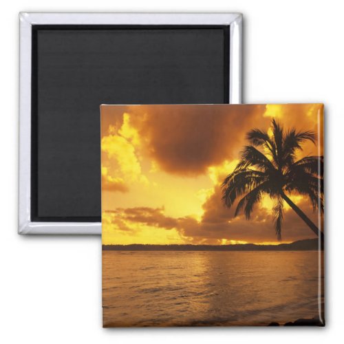 USA Hawaii Kauai Colorful sunrise in a Magnet