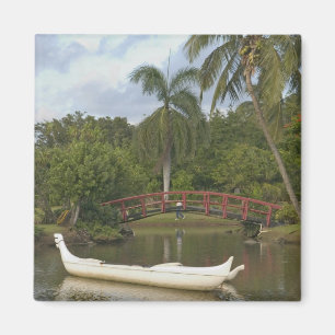 USA, Hawaii, Kauai, Smith Family Luau Garden Magnet
