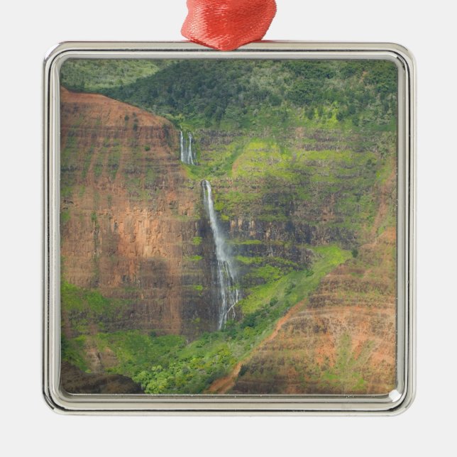 USA, Hawaii, Kauai, Waimea, Waimea Canyon Metal Ornament (Front)