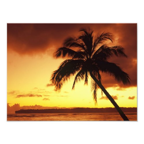 USA Hawaii Maui Colorful sunset in a Photo Print