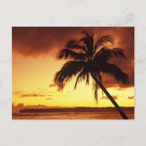 USA Hawaii Maui Colorful sunset in a Postcard