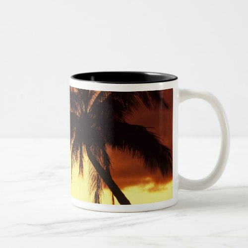 USA Hawaii Maui Colorful sunset in a Two_Tone Coffee Mug