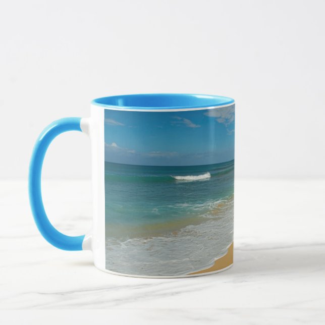USA, Hawaii, Molokai Island, Three Mile Beach Mug (Left)