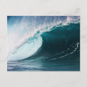USA, Hawaii, Oahu, Large waves Postcard