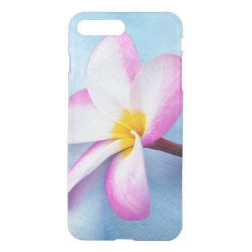 USA Hawaii Oahu Plumeria flowers in bloom 2 iPhone 8 Plus7 Plus Case