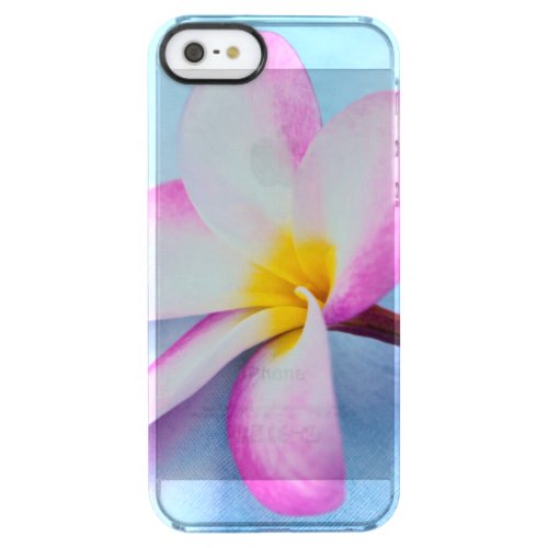 USA Hawaii Oahu Plumeria flowers in bloom 2 Clear iPhone SE55s Case