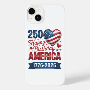 USA Hearts 1776 2026 July 4th Case-Mate iPhone 14 Plus Case