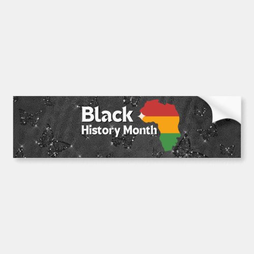 USA Heritage Culture Black History Month Bumper Sticker