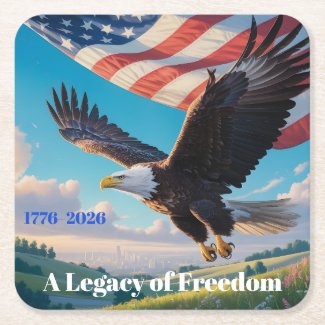 USA Heritage Eagle & Flag 250 Years Anniversary