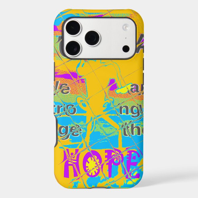 USA Hillary Hope Stronger Together Case-Mate iPhone Case (Back)