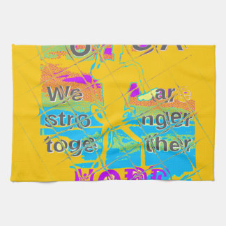 USA Hillary Hope Stronger Together Kitchen Towel