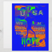 USA Hillary Hope We Are Stronger (Front/Back)