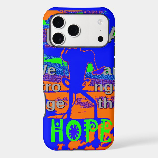 USA Hillary Hope We Are Stronger Together Case-Mate iPhone Case (Back)