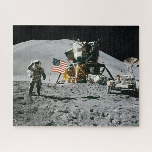 USA  Historic Apollo Moon Landing Jigsaw Puzzle