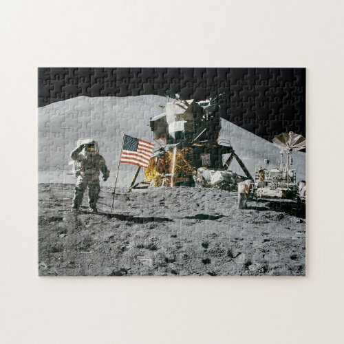 USA  Historic Apollo Moon Landing Jigsaw Puzzle