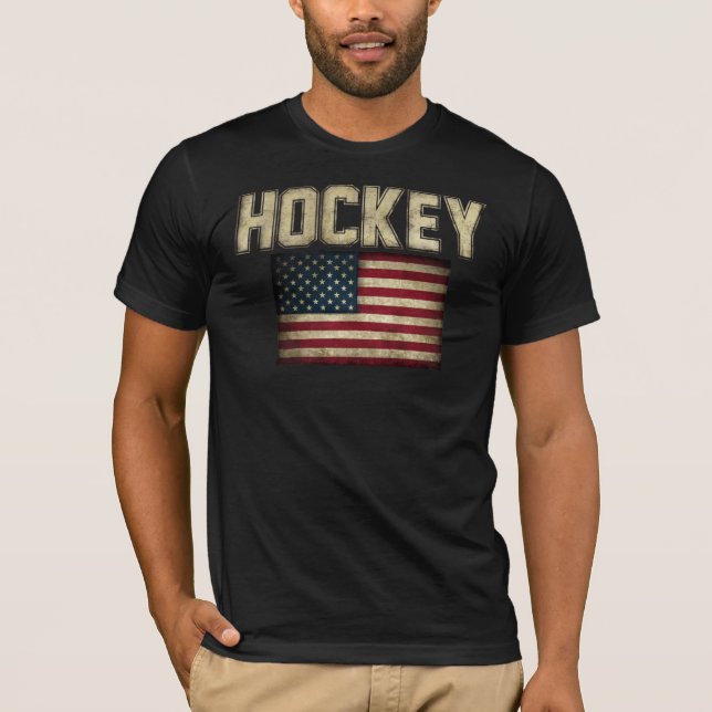 USA Hockey Flag T-Shirt (Front)