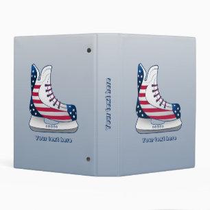 USA Hockey Skates Mini Binder