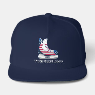 USA Hockey Skates Snap Back Hat