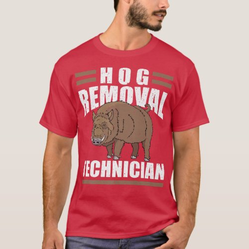 USA Hog Removal Technician Pig Slayer Premium  T_Shirt