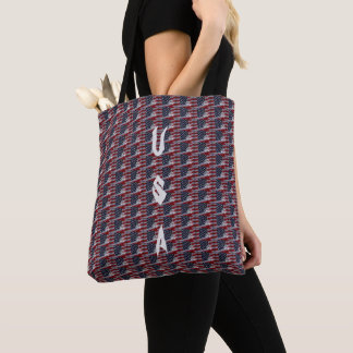 USA Home for Christmas Happy Holidays Tote Bag