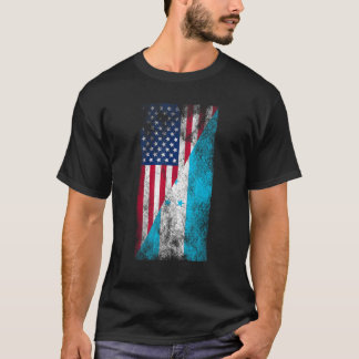 USA Honduras Flags United States of America Hondur T-Shirt