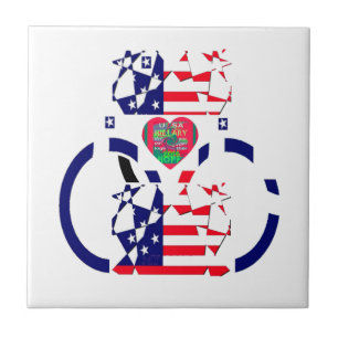 USA Hope Beautiful Amazing National Flag Design Ar Ceramic Tile