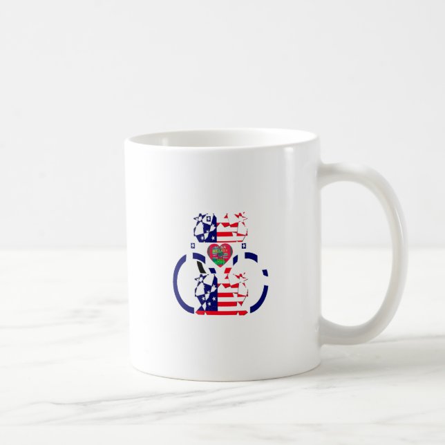 USA Hope Beautiful Amazing National Flag Design Ar Coffee Mug (Right)