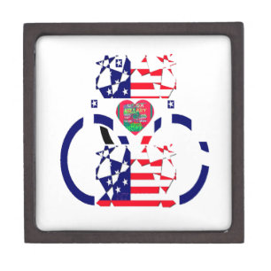 USA Hope Beautiful Amazing National Flag Design Ar Jewelry Box