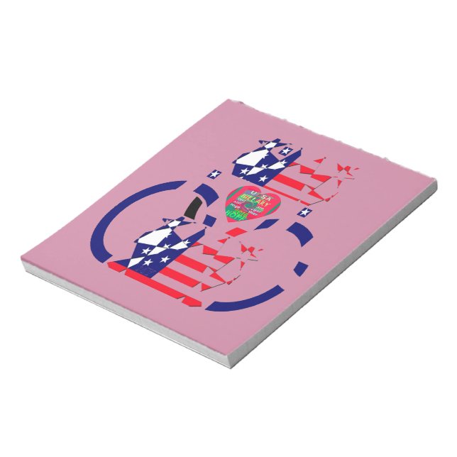 USA Hope Beautiful Amazing National Flag Design Ar Notepad (Rotated)