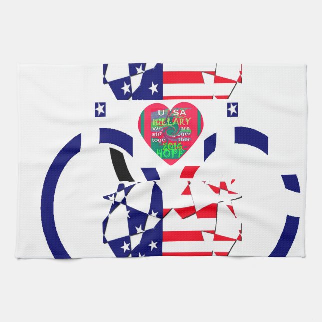 USA Hope Beautiful Amazing National Flag Design Ar Towel (Horizontal)