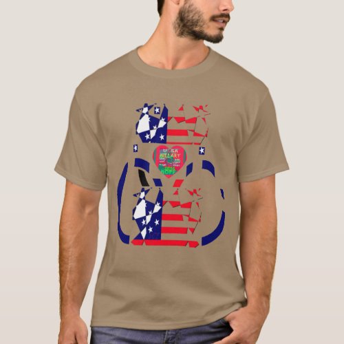 USA Hope Beautiful Amazing National Flag Design   T_Shirt