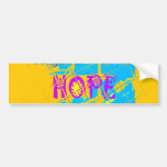 USA Hope: Colorful Textured Design Bumper Sticker