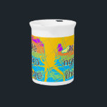 USA Hope: Colorful Textured Design Drink Pitcher<br><div class="desc">USA Hope: Colorful Textured Design Why Choose “USA Hope: Colorful Textured Design”? Celebrate the spirit of resilience with our “USA Hope: Colorful Textured Design.” This captivating artwork features a beautiful blend of orange, green, golden brown, blue, cyan, and a touch of purple, creating a dynamic and vibrant texture. The bold...</div>