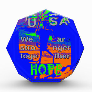 USA Hope Strong Together - A Patriotic Tapestry Award