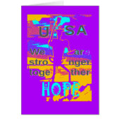 USA Hope: We Are Stronger Together (Front)