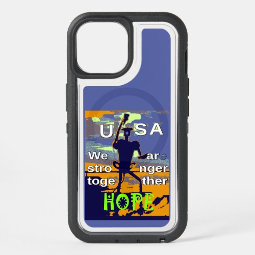 USA Hope We are Stronger Together iPhone 15 Case