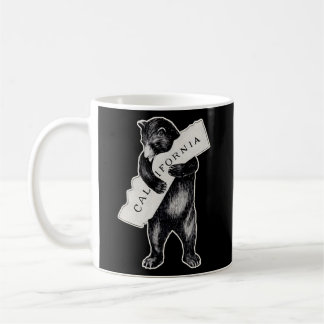 Usa I Love California Art-Retro Cali Bear Hug Coffee Mug