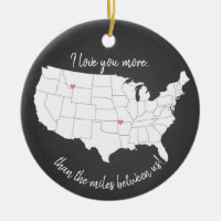 USA I love you more than the miles between us