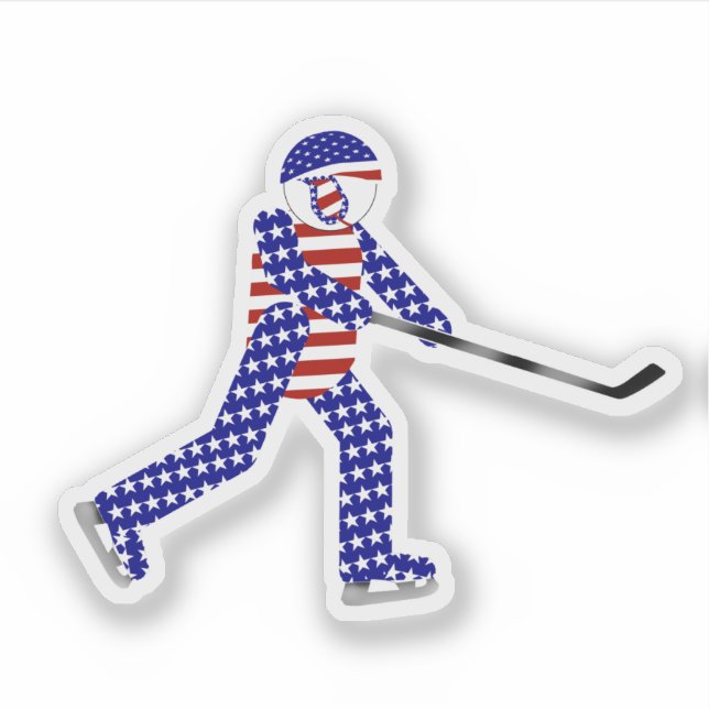 USA Ice Hockey   Sticker (Front)