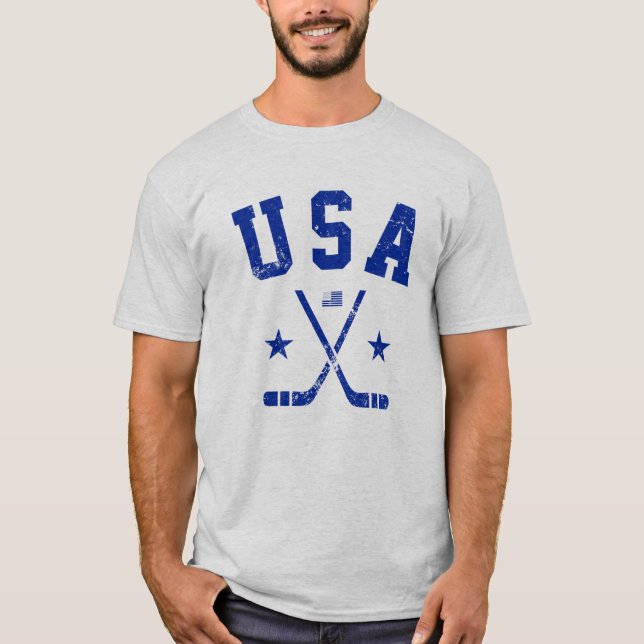 USA Ice Hockey  T-Shirt (Front)