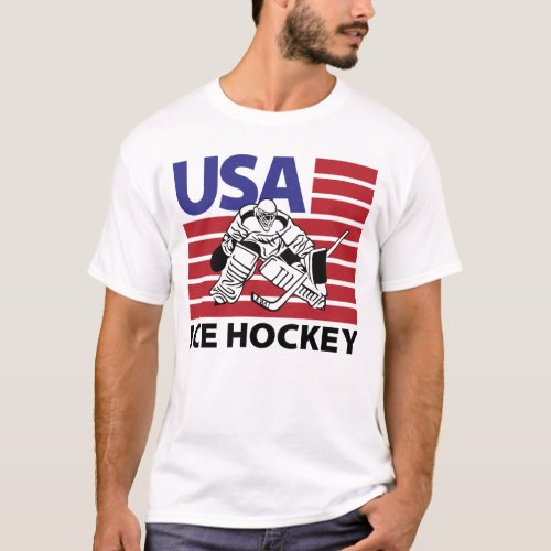 USA Ice Hockey T_Shirt