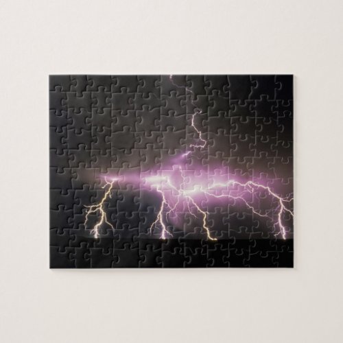 USA Idaho Lightning Jigsaw Puzzle