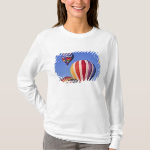 USA, Idaho, Teton Valley. Colorful hot-air T-Shirt