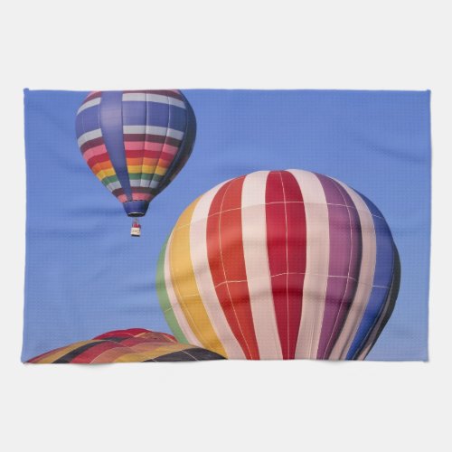 USA Idaho Teton Valley Colorful hot_air Towel